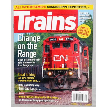 Trains Magazine November...