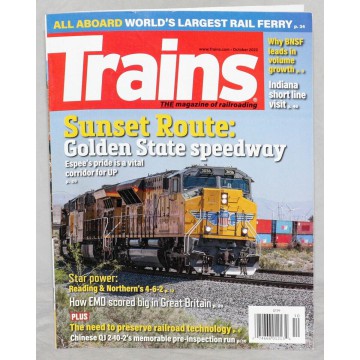 Trains Magazine October...