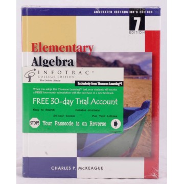 Intermediate algebra 7th Ed...