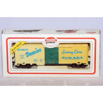 Photo 2 of Model Power HO Scale Domino Sunny Cane Sugars Box Car -8006 in box