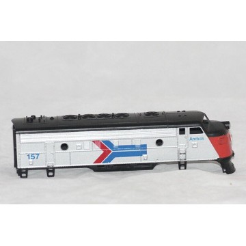 Photo 2 of Athearn HO Scale EMD F7 Amtrak locomotive shell. -157
