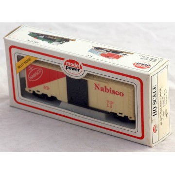 Photo 2 of Model Power HO Scale Nabisco Box Car with opening doors -8007 in box