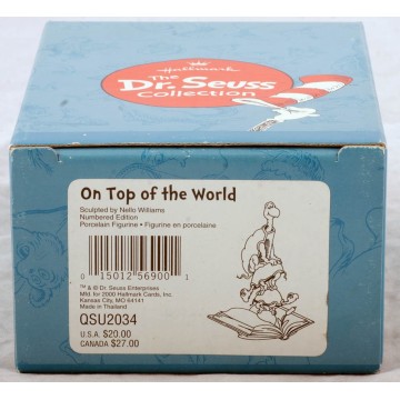 Photo 7 of Hallmark The Dr. Seuss Collection On Top of the World figurine LMTD Box Papers
