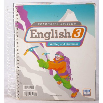 Photo 1 of English 3 Writing & Grammar Teacher's Edition with CDROM 2nd Edition Homeschool