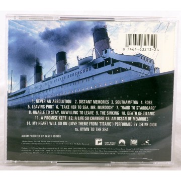 Photo 2 of Titanic Music From The Motion Picture CD Composed & Conducted By James Horner
