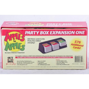 Apples to Apples Party Box Expansion One - Over 500 Additional Cards