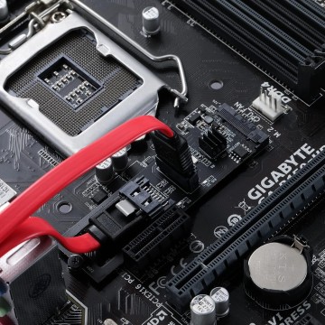 Photo 5 of M.2 to SATA Adapter Card - NGFF (M.2) 2280 B+M Key, 2 SATA Ports