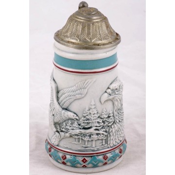 Photo 3 of Avon Patriotic Bald Eagle Stein Endangered Species Ceramic Beer Stein Coffee Mug