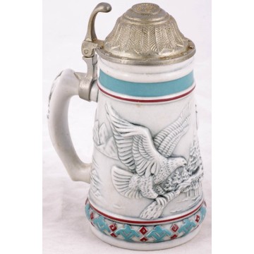 Photo 4 of Avon Patriotic Bald Eagle Stein Endangered Species Ceramic Beer Stein Coffee Mug