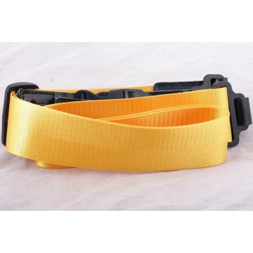 Mugig Adjustable Guitar Strap – Black Nylon, Maltese Cross Detail