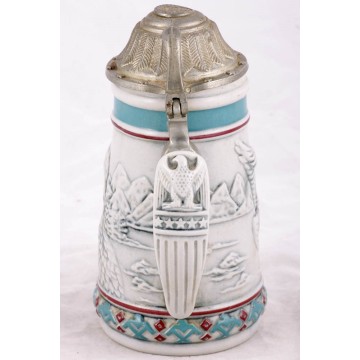Photo 6 of Avon Patriotic Bald Eagle Stein Endangered Species Ceramic Beer Stein Coffee Mug