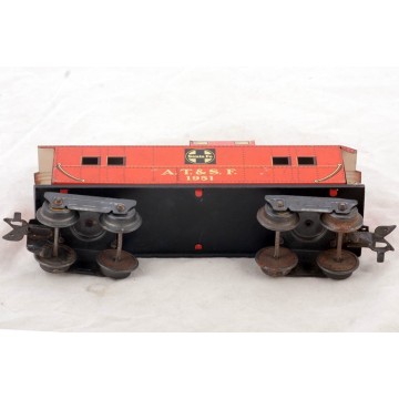 Vintage MAR/ MARX Trains O scale/gauge Freight Car Lot BOX CAR/HOPPER/CABOOSE