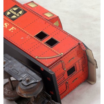 Vintage MAR/ MARX Trains O scale/gauge Freight Car Lot BOX CAR/HOPPER/CABOOSE