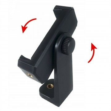 Tripod smartphone holder cellphone adapter to use phone on any tripod