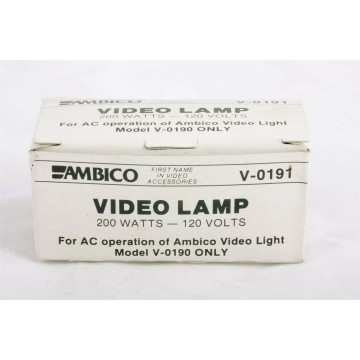 AMBICO V-0191 Video Lamp...