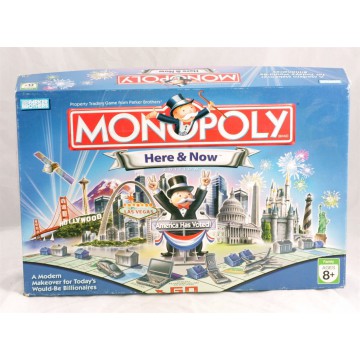 Monopoly Here & Now Edition America Has Voted Board Game from Parker Brothers