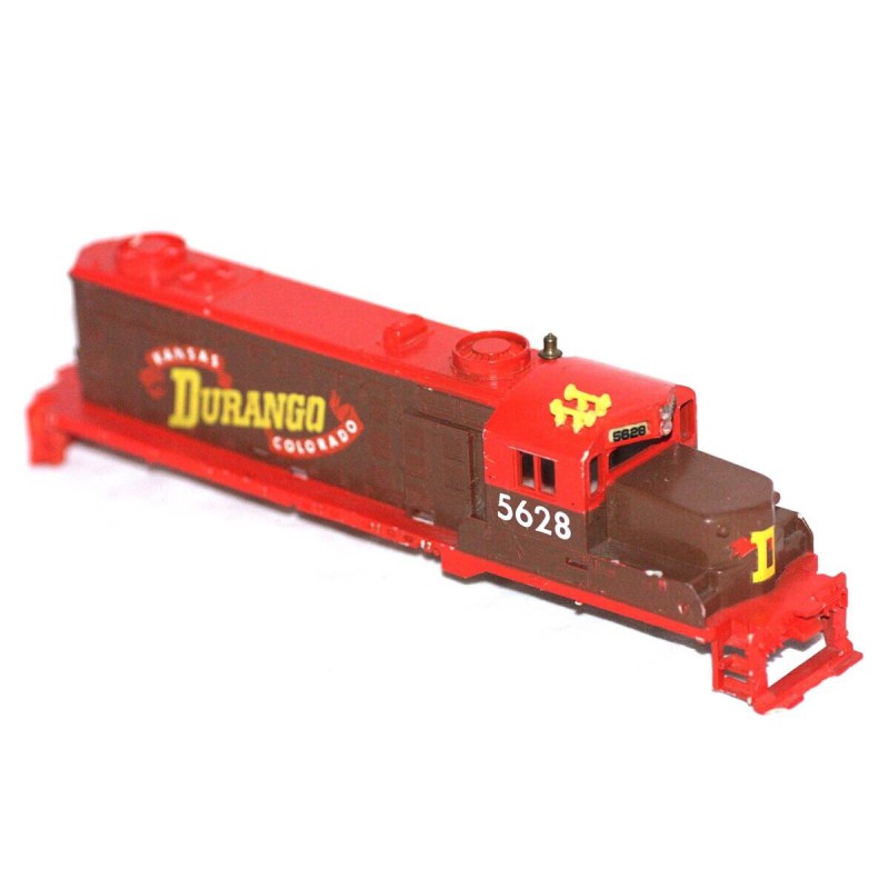 Tyco HO Scale GP20 Kansas Durango Colorado locomotive shell. -5628