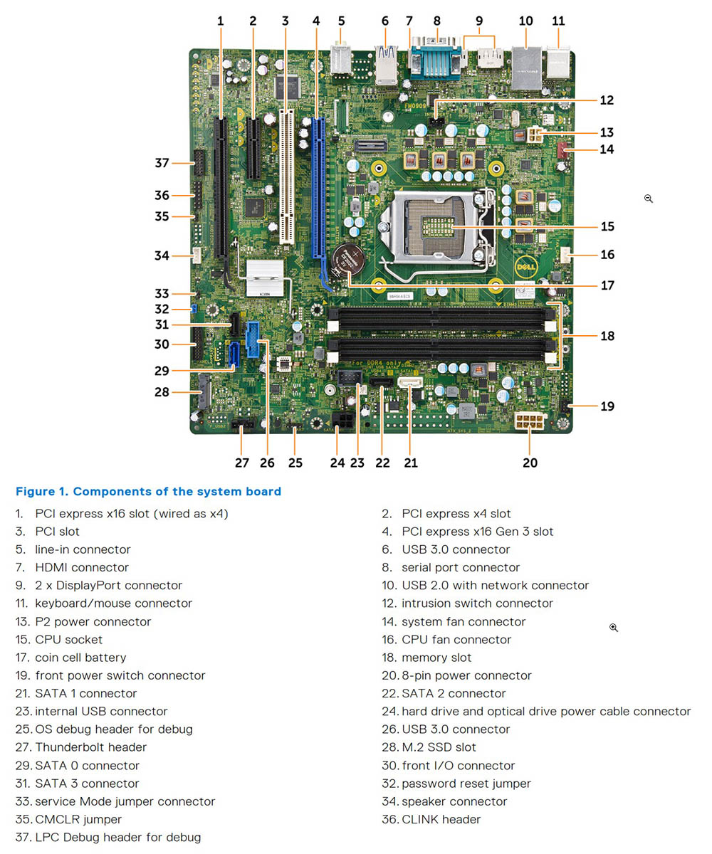 DELL Precision 3620 LGA1151 DDR4 6th Gen. CPU Desktop Workstation ...